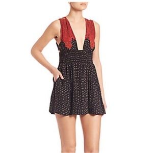 Free People- Walking Through My Dreams Floral A-Line Dress (NWT)
